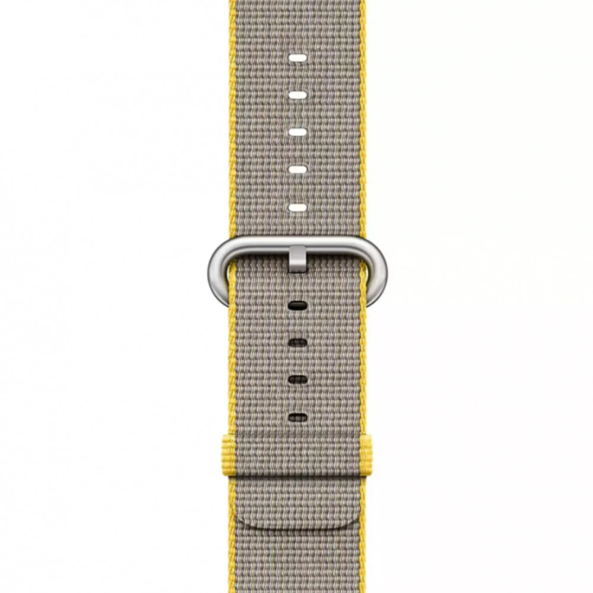 Ремінець Apple Yellow / Light Gray Woven Nylon Band (MNK72) для Apple Watch 38/40/41/42mm