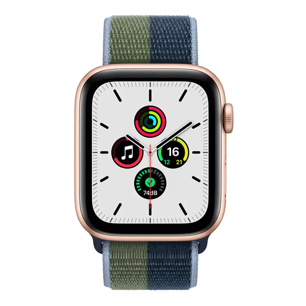 Ремінець Apple Abyss Blue/Moss Green Sport Loop для Apple Watch 44/45/46/49mm (ML313)