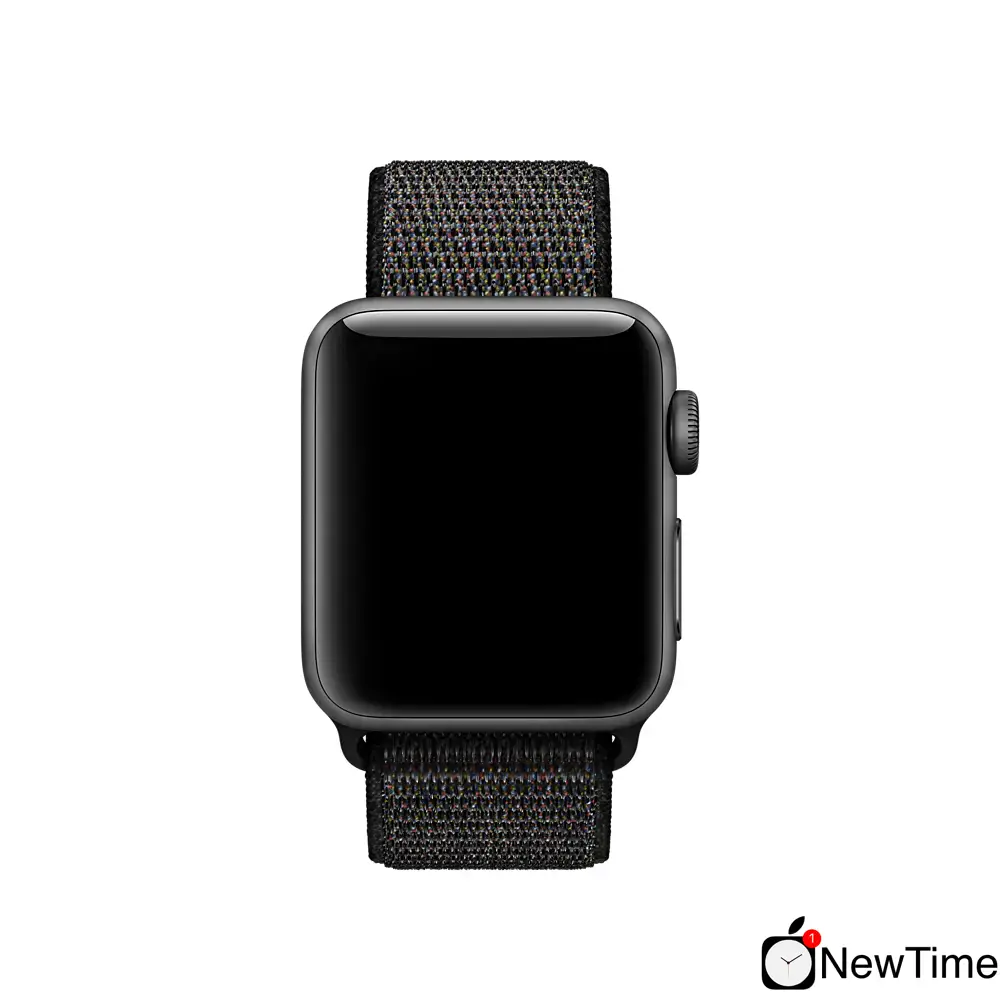 Ремінець Apple Black Sport Loop Extra Large (MTM82) для Apple Watch 44/45/46/49mm