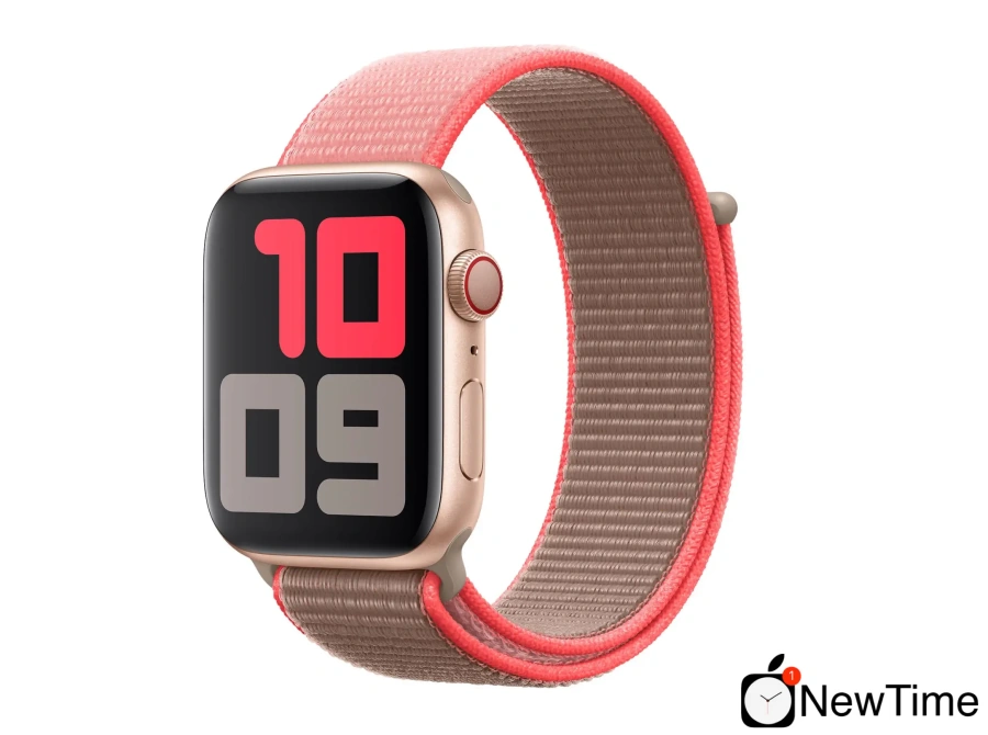 Ремінець Apple Neon Pink Sport Loop (MXMU2) для Apple Watch 44/45/46/49mm