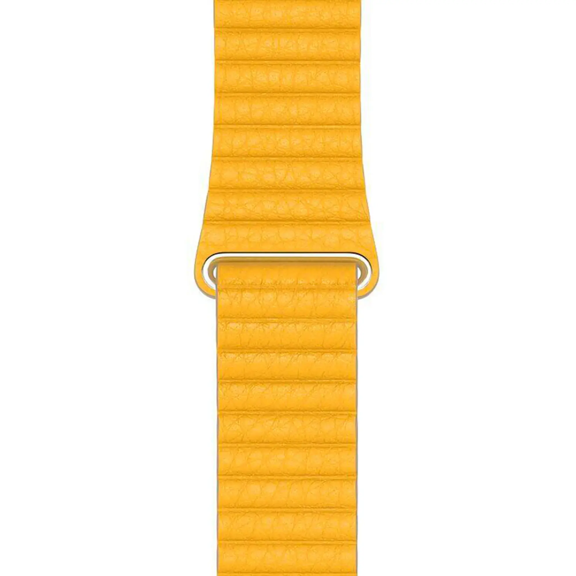 Ремінець Apple Meyer Lemon Leather Loop - Medium (MXAD2) для Apple Watch 44/45/46/49mm