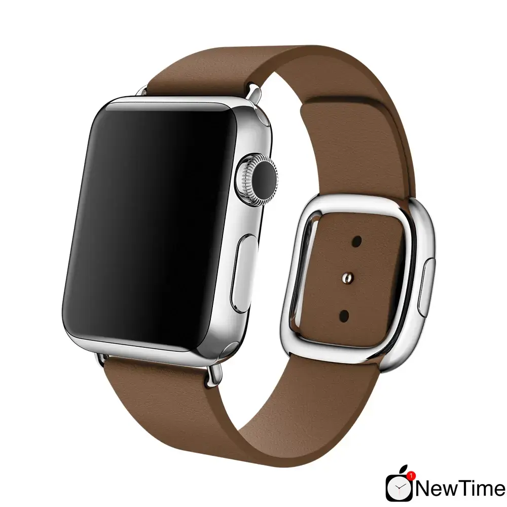 Ремінець Brown Modern Buckle Medium (MJ552) для Apple Watch 38/40/41/42mm
