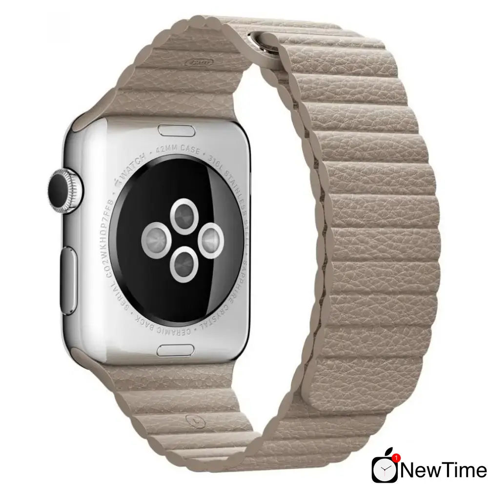 Ремінець Stone Leather Loop Medium (MJ4X2, MTHC2) для Apple Watch 44/45/46/49mm