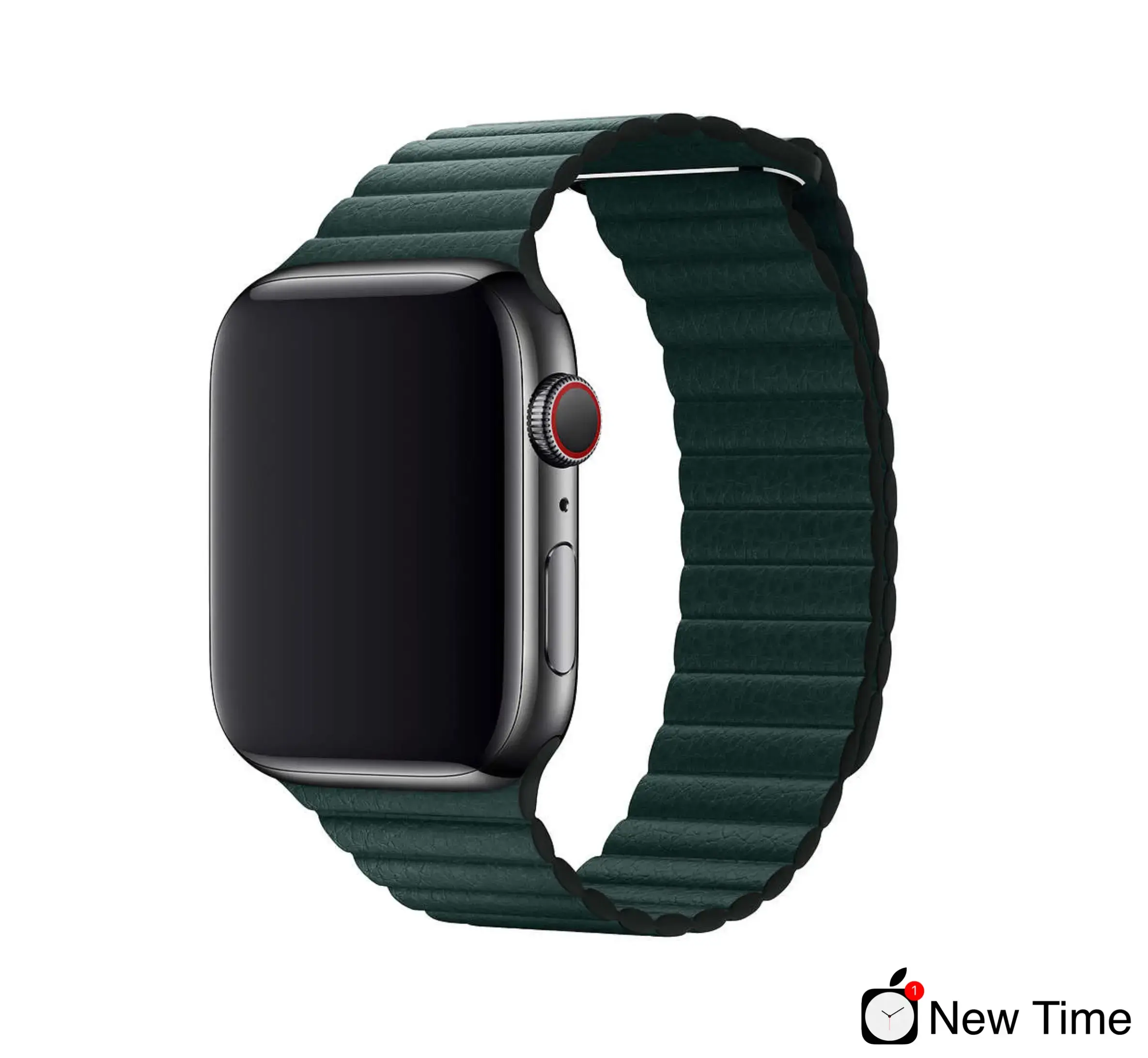 Ремінець Apple Forest Green Leather Loop Large (MTH82) для Watch 44/45/46/49mm