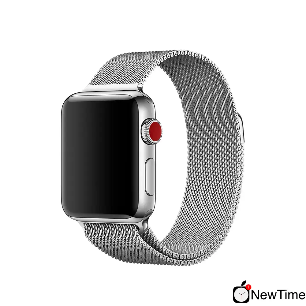 Ремешок Apple Milanese Loop Silver (MTU22, MJ5E2) для Apple Watch 38/40/41/42mm
