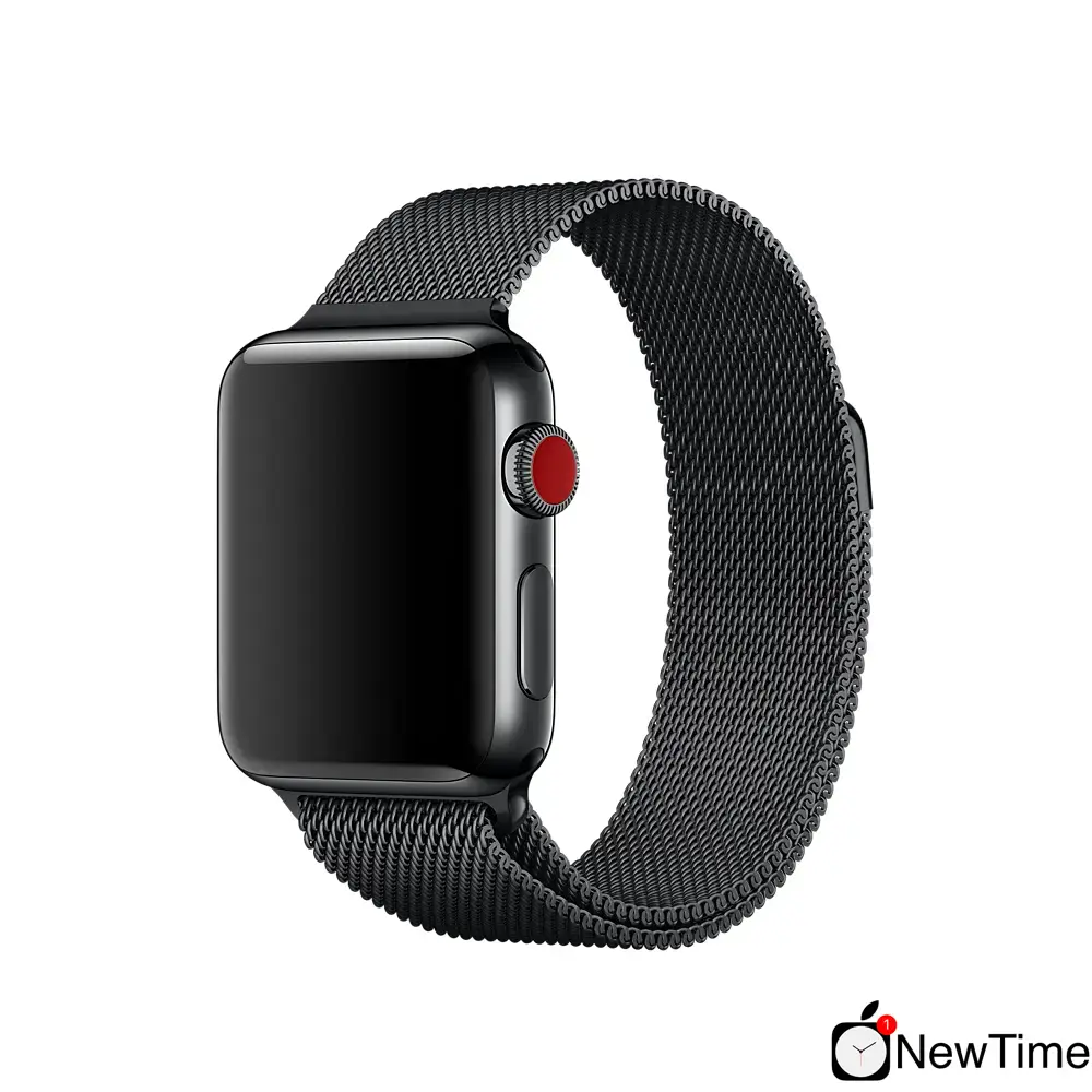 Ремешок Apple Space Black Milanese Loop (MLJJ2, MTU12) для Apple Watch 38/40/41/42mm