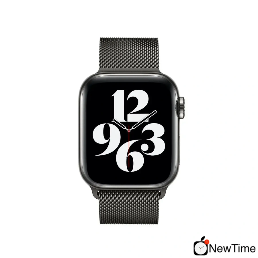 Ремінець Apple Milanese Loop Graphite для Apple Watch 44/45/46/49mm (MYAQ2)
