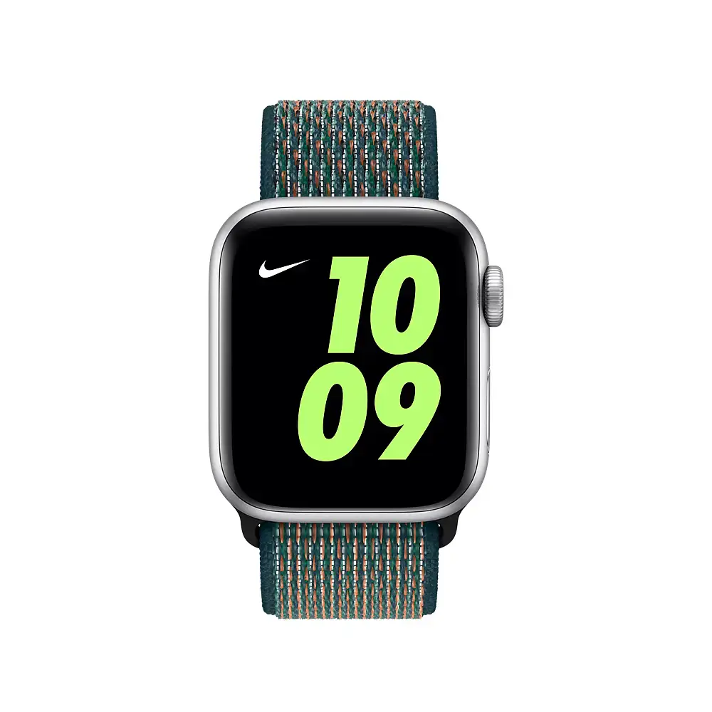 Ремінець Apple Hyper Crimson/Neptune Green Nike Sport Loop (MXN62) для Apple Watch 44/45/46/49mm