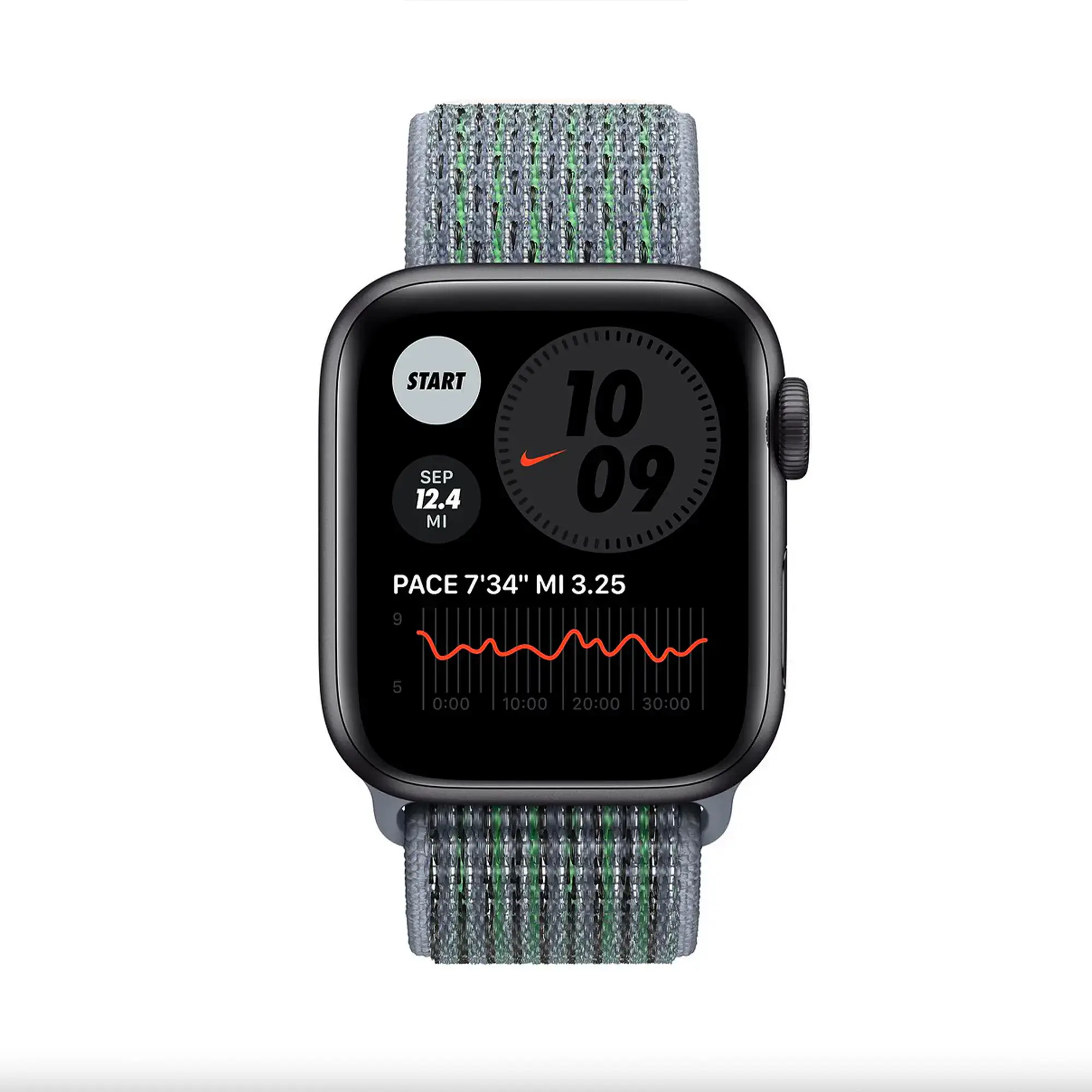 Ремешок Apple Obsidian Mist Nike Sport Loop (MGQH3) для Apple Watch 38/40/41/42mm