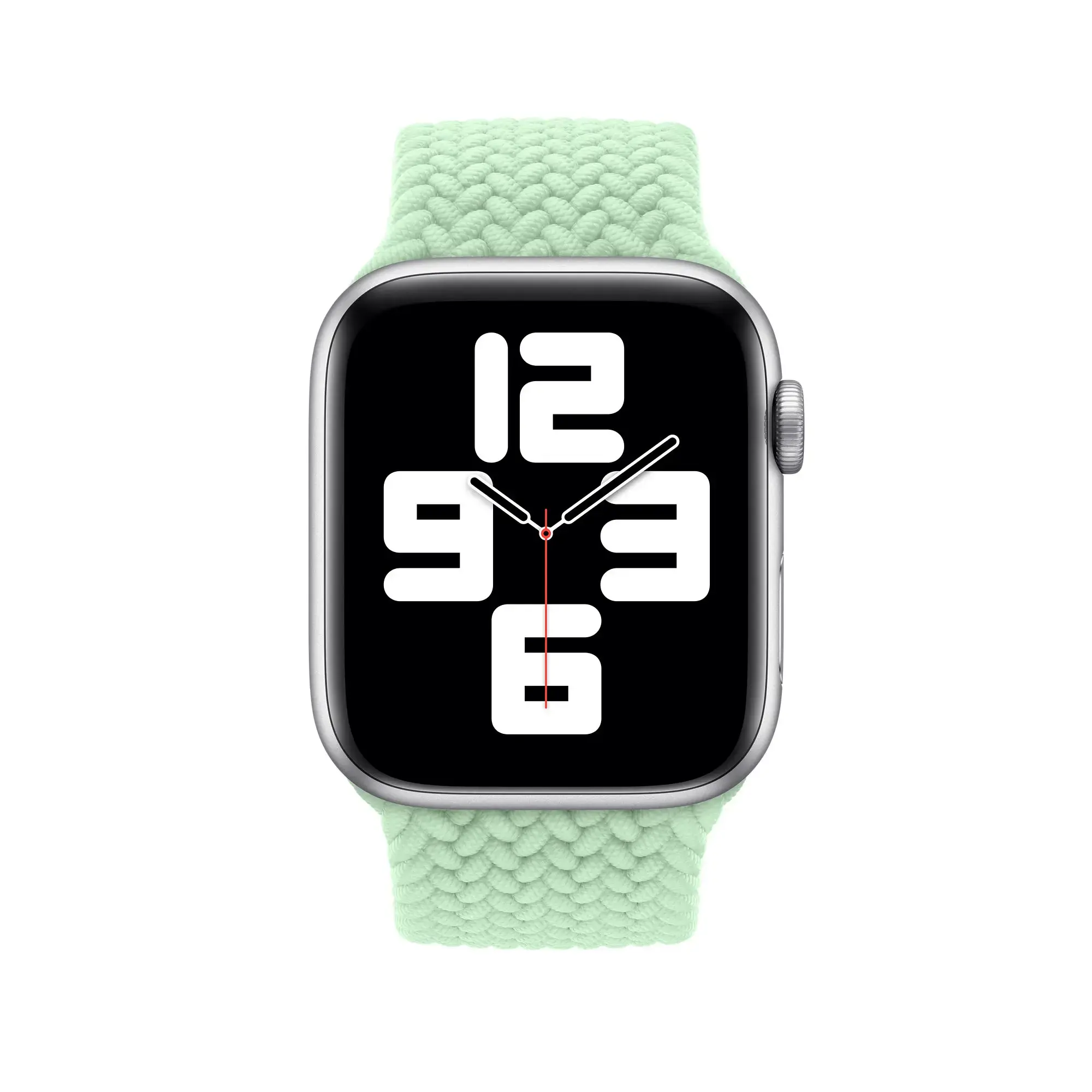 Ремінець Apple Pistachio Braided Solo Loop - Size 4 для Apple Watch 44/45/46/49mm (MJJG3)