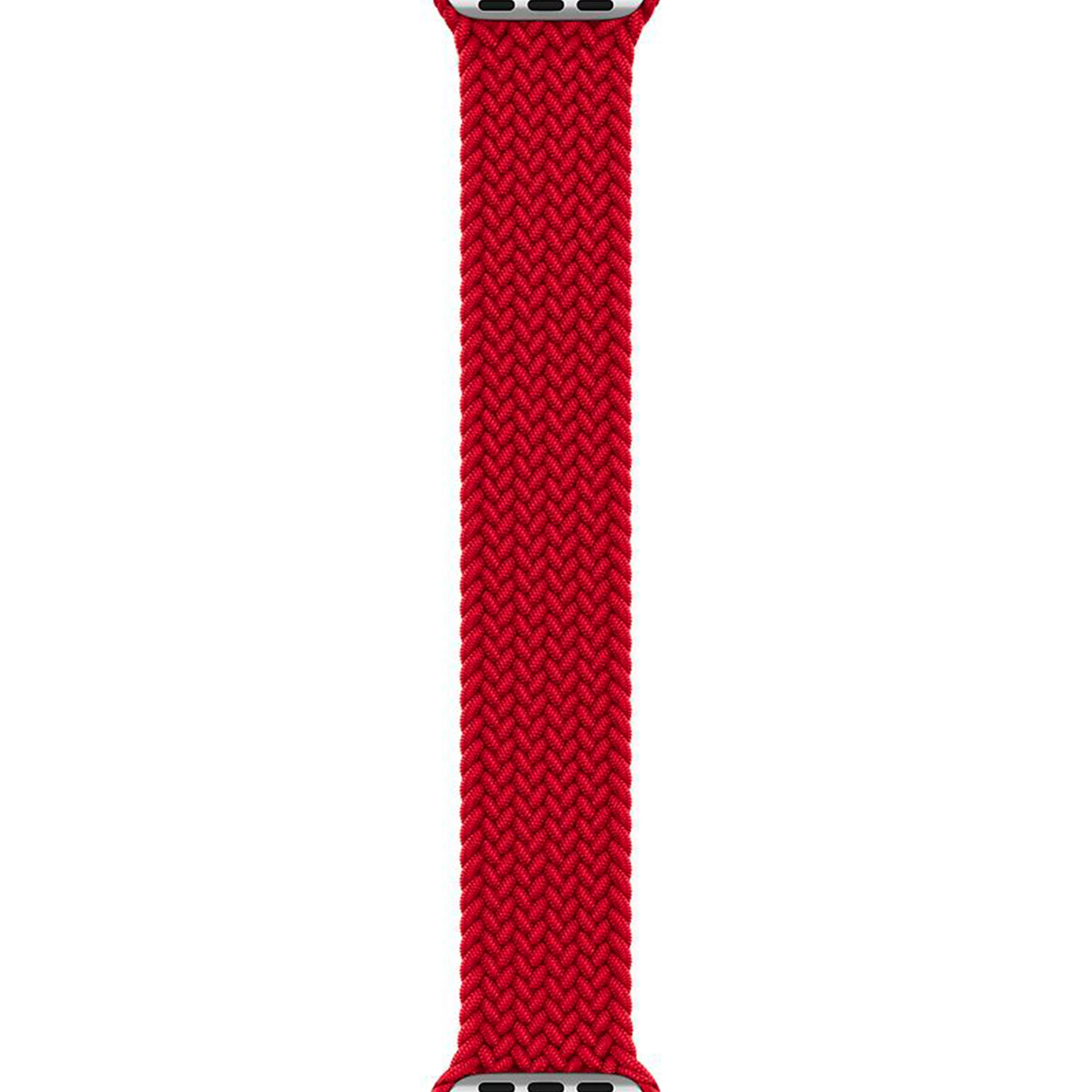 Ремінець Apple Product Red Braided Solo Loop - Size 9 для Apple Watch 38/40mm (MY7P2)