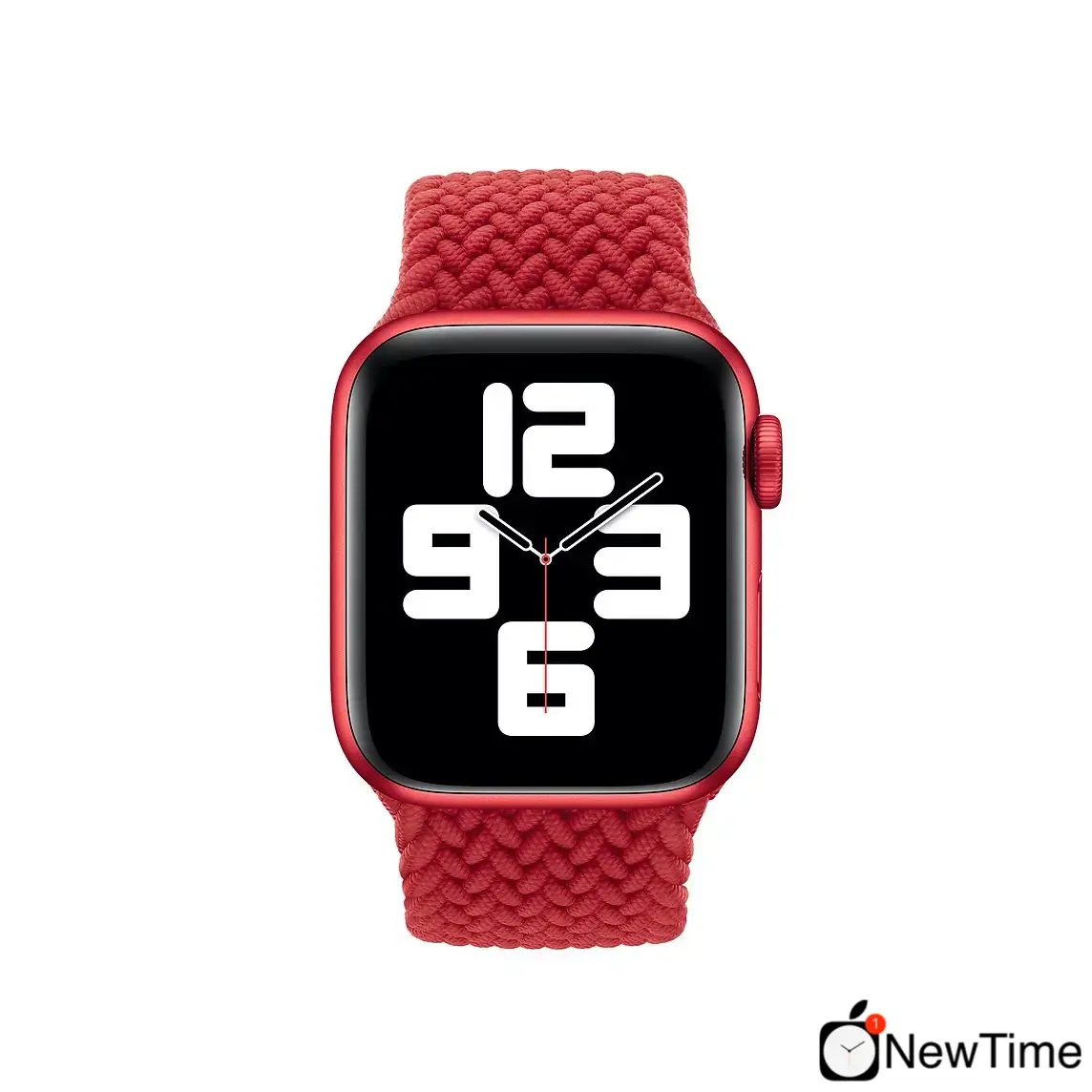 Ремінець Apple Product Red Braided Solo Loop - Size 8 для Apple Watch 44/45/46/49mm (MY912)
