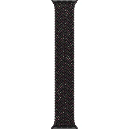 Ремешок Apple Black Unity Braided Solo Loop - Size 12 для Apple Watch 44/45mm (MMWU3)