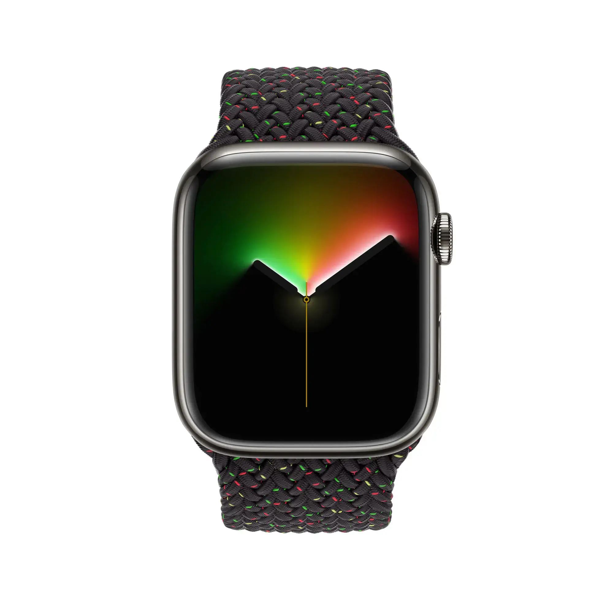 Ремешок Apple Black Unity Braided Solo Loop - Size 3 для Apple Watch 38/40/41/42mm (MMWC3)