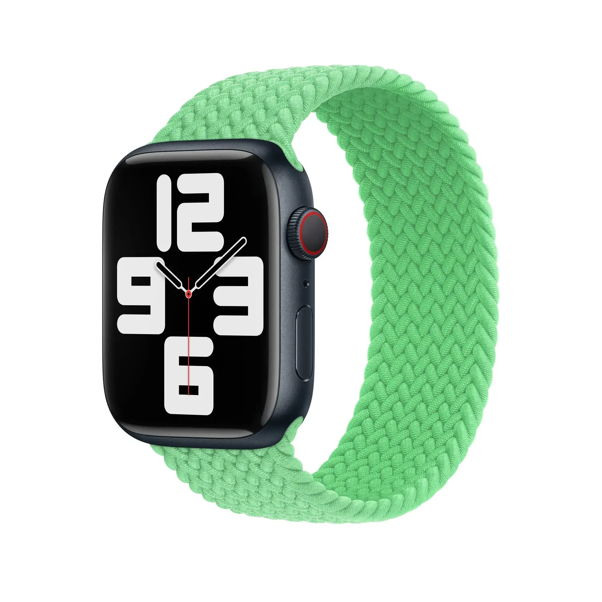 Ремінець Apple Bright Green Braided Solo Loop - Size 1 для Apple Watch 38/40/41/42mm (MN023)