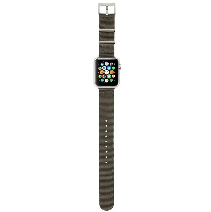Ремінець Incase Nylon Nato Band for Apple Watch 44/45/46/49mm - Anthracite (INAW10014-ANT)
