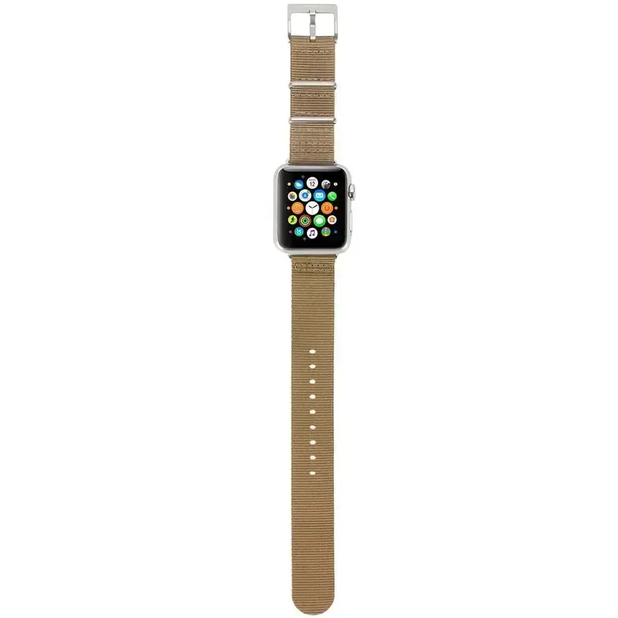 Ремінець Incase Nylon Nato Band for Apple Watch 44/45/46/49mm - Bronze (INAW10014-BRZ)