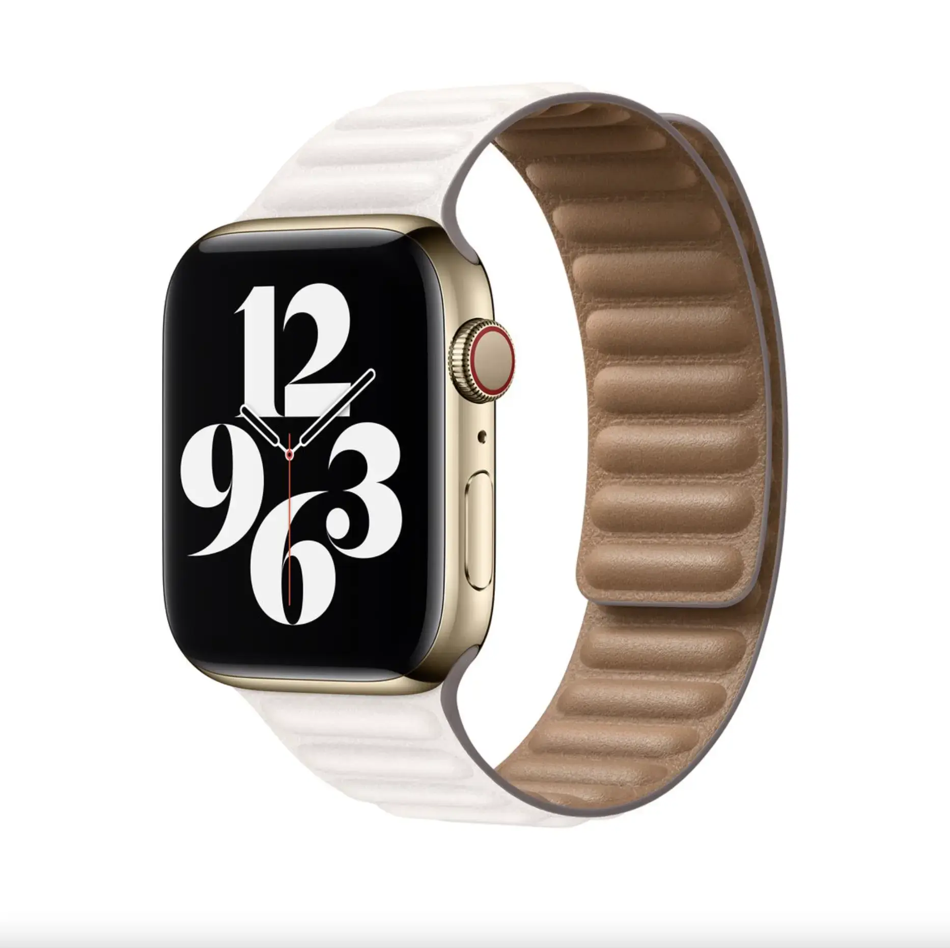 Ремінець Apple Chalk Leather Link M / L (MJKE3) для Apple Watch 38/40/41/42mm
