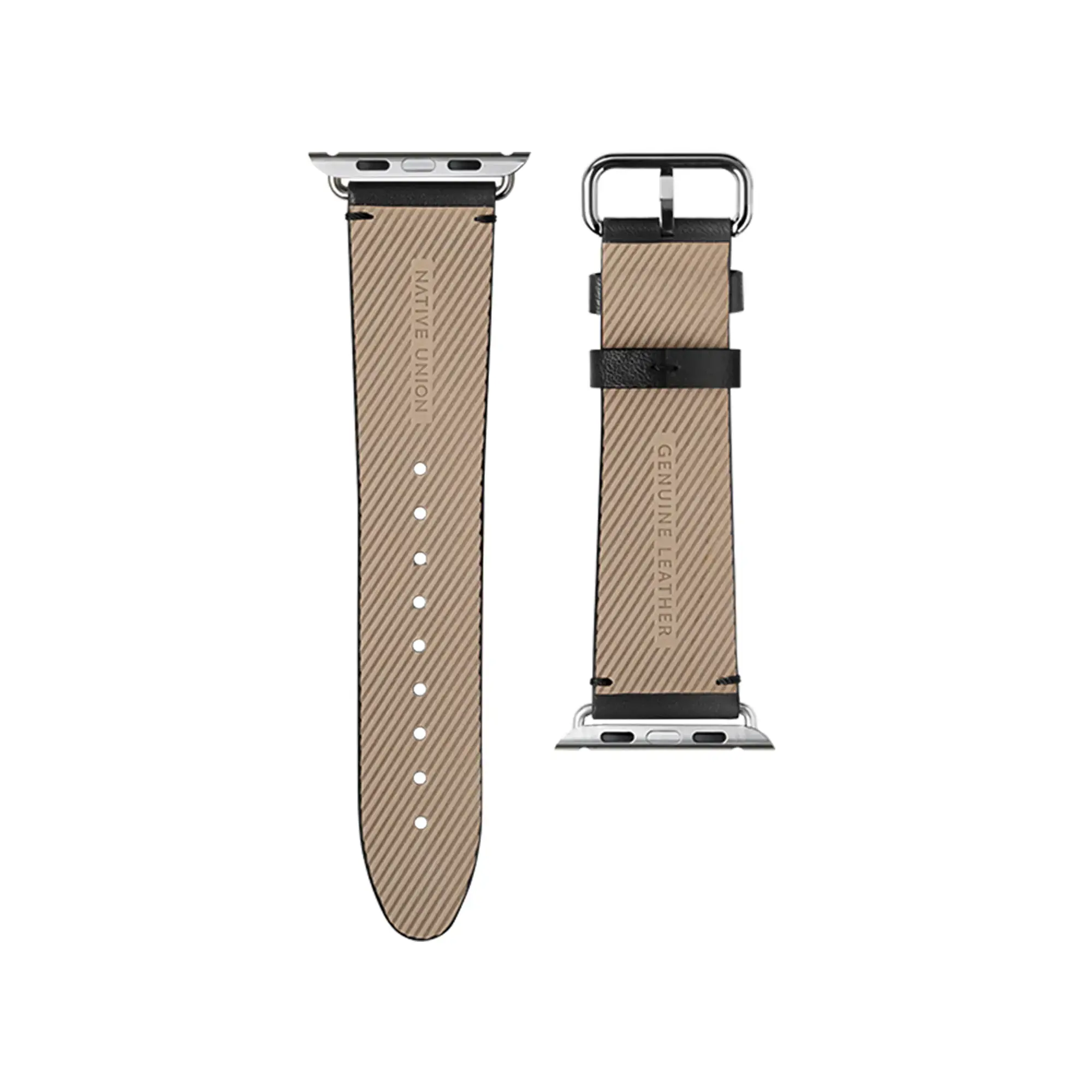 Ремешок Native Union Classic Strap Black for Apple Watch 44/45/46/49mm (STRAP-AW-L-BLK)
