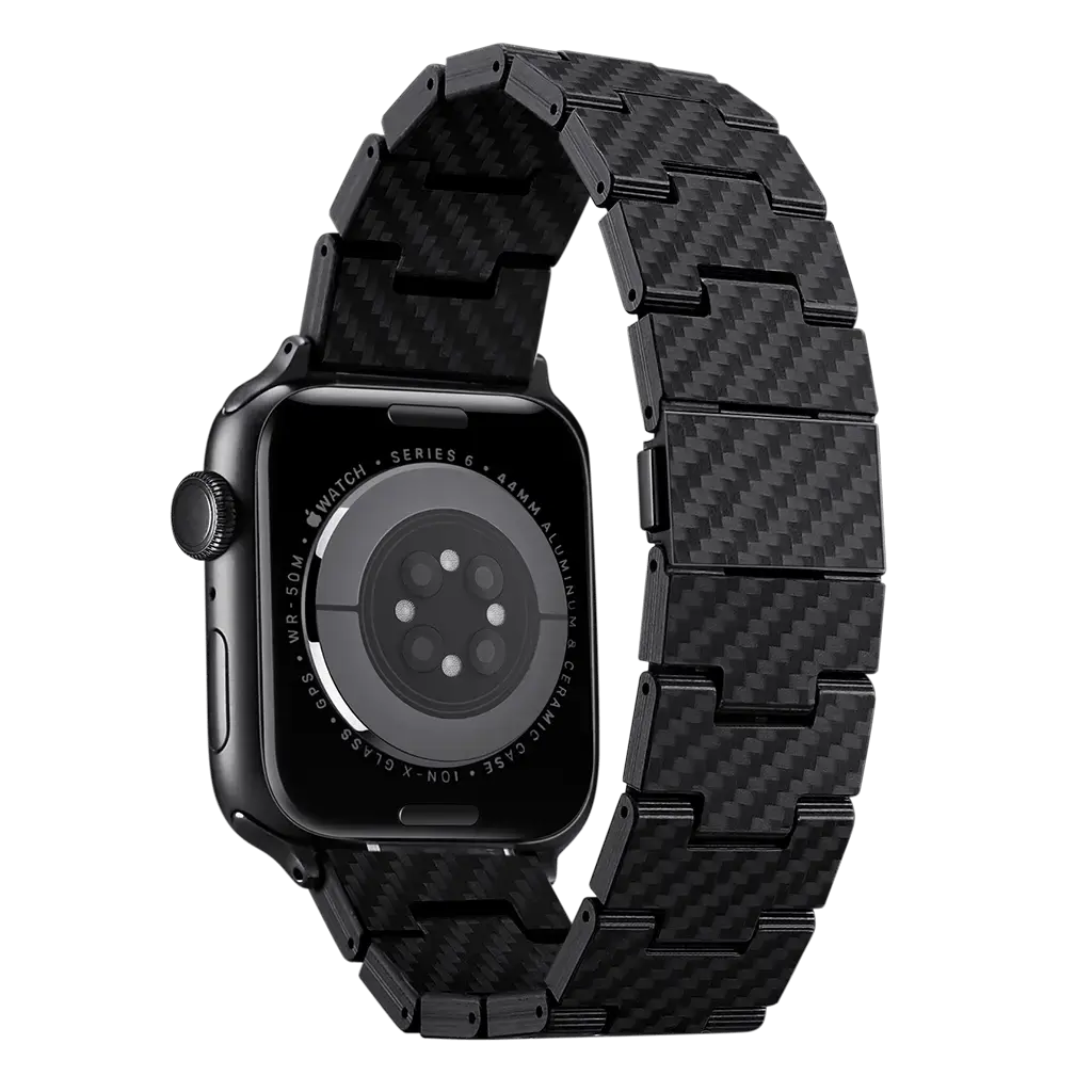 Ремінець Pitaka Retro-Black Carbon Fiber Band for Apple Watch 44/45/46/49mm