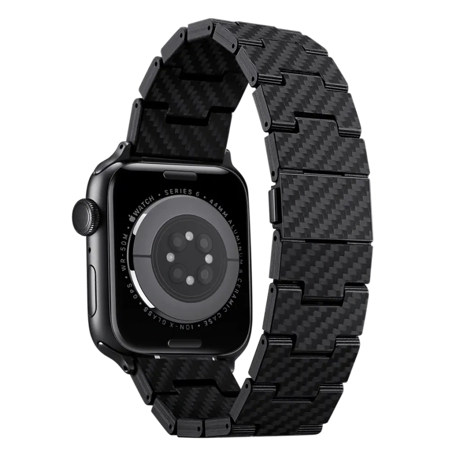 Ремінець Pitaka Retro-Black Carbon Fiber Band for Apple Watch 44/45/46/49mm