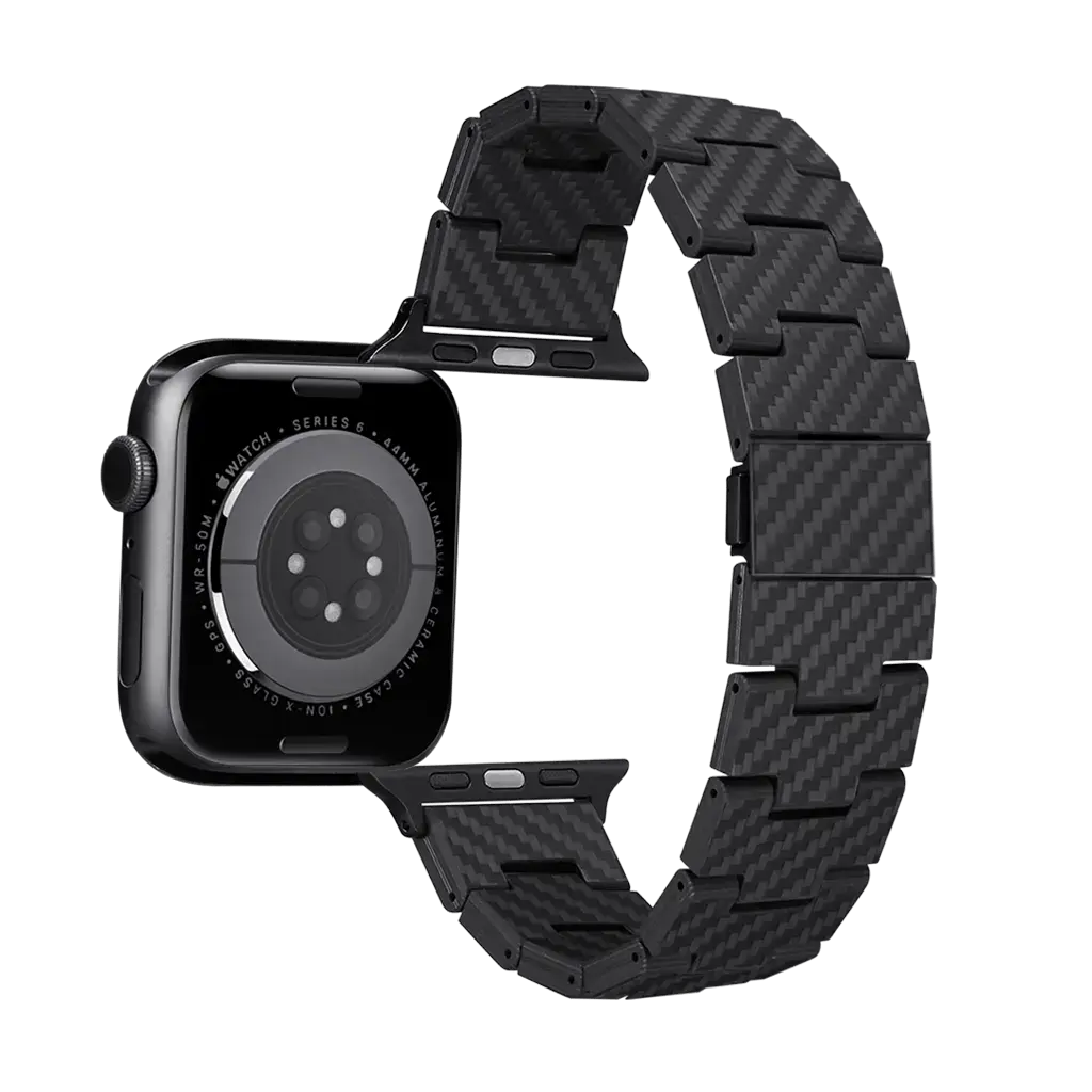 Ремінець Pitaka Retro-Black Carbon Fiber Band for Apple Watch 44/45/46/49mm