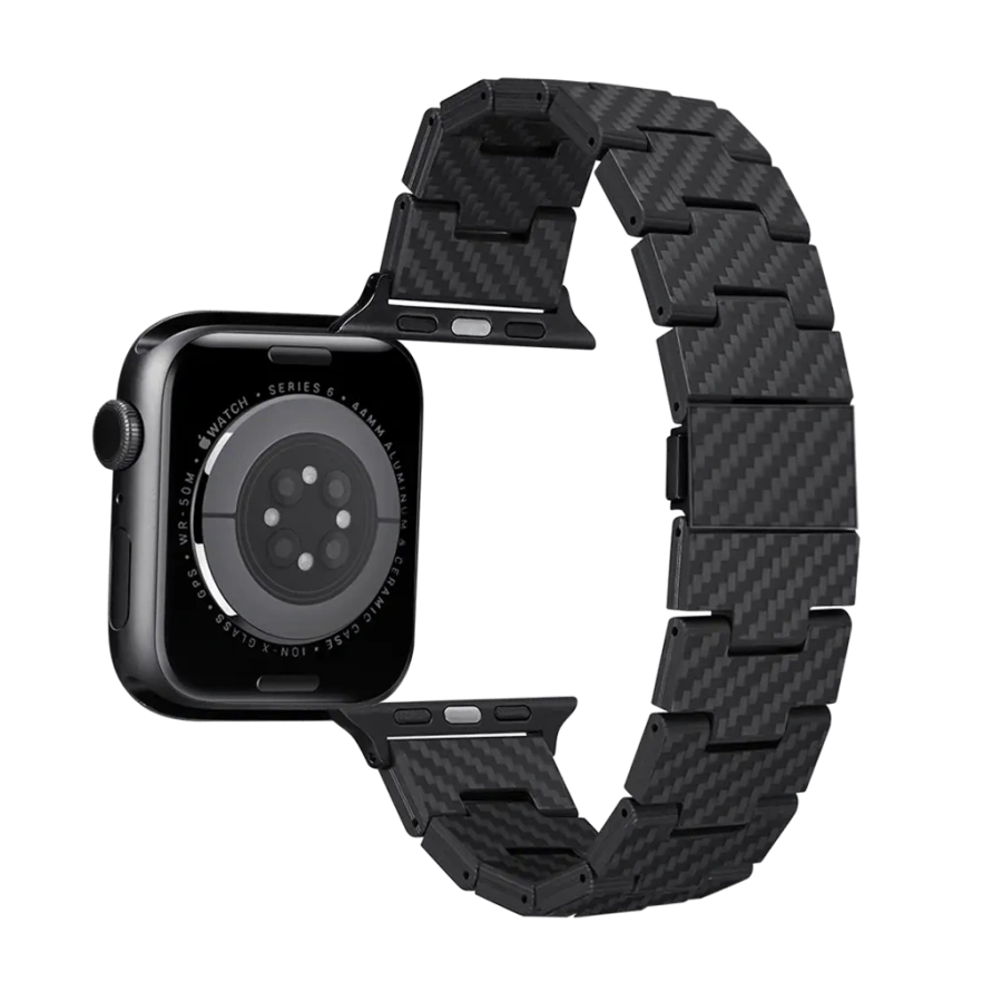 Ремінець Pitaka Retro-Black Carbon Fiber Band for Apple Watch 44/45/46/49mm
