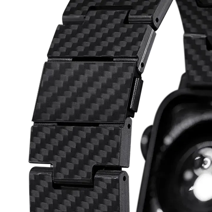 Ремінець Pitaka Retro-Black Carbon Fiber Band for Apple Watch 44/45/46/49mm
