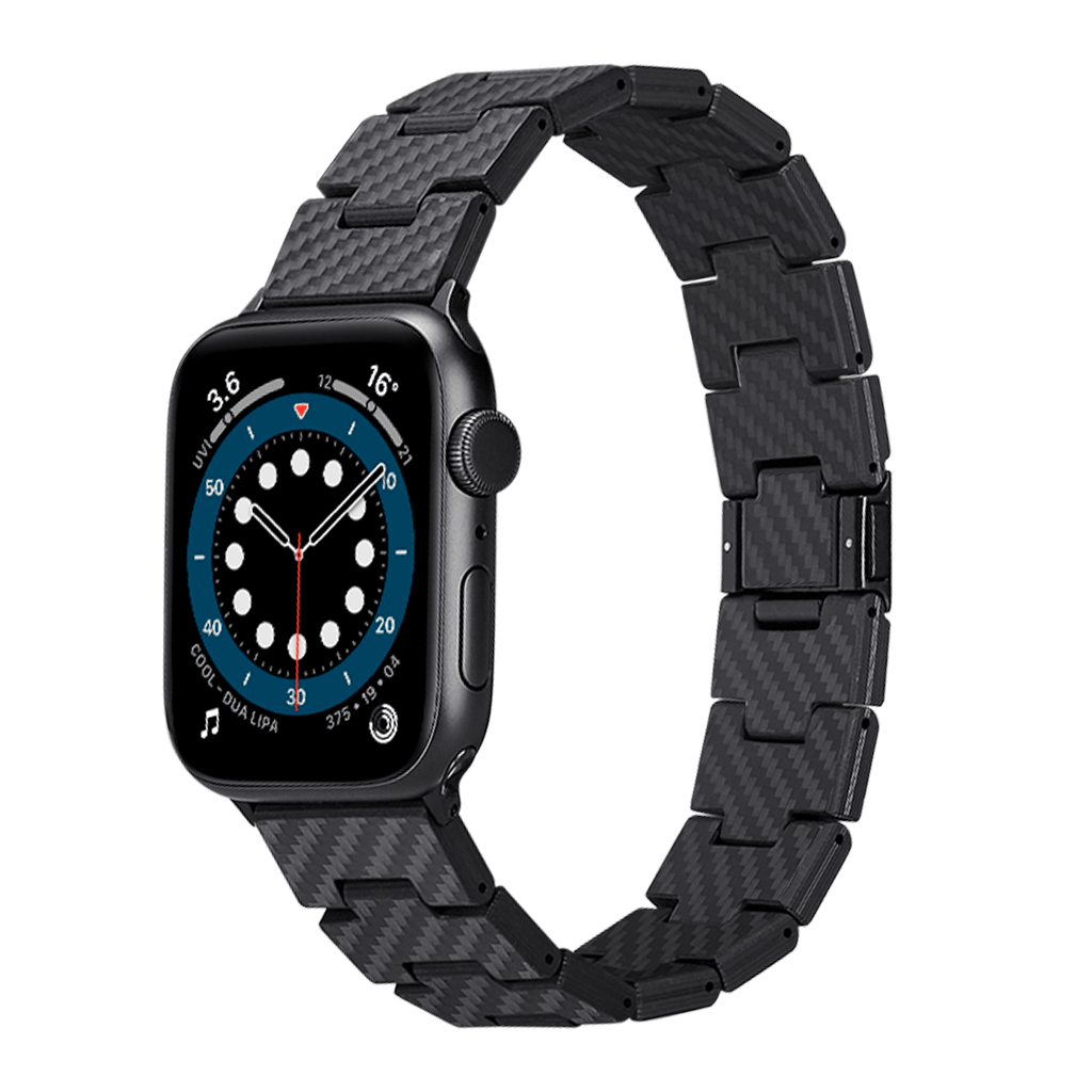 Ремешок Pitaka Retro-Black Carbon Fiber Band for Apple Watch 42/44/45mm