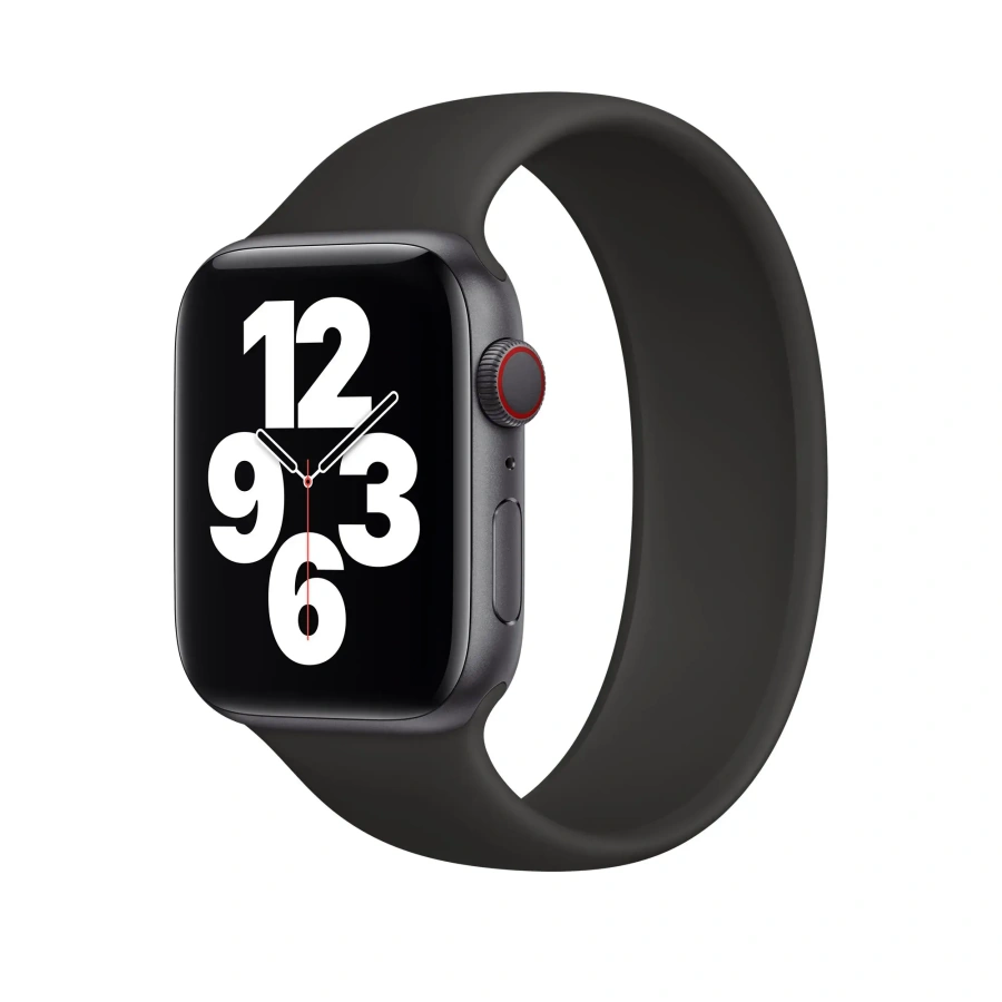 Ремешок Apple Black Solo Loop - Size 2 для Apple Watch 38/40/41/42mm (MYND2)