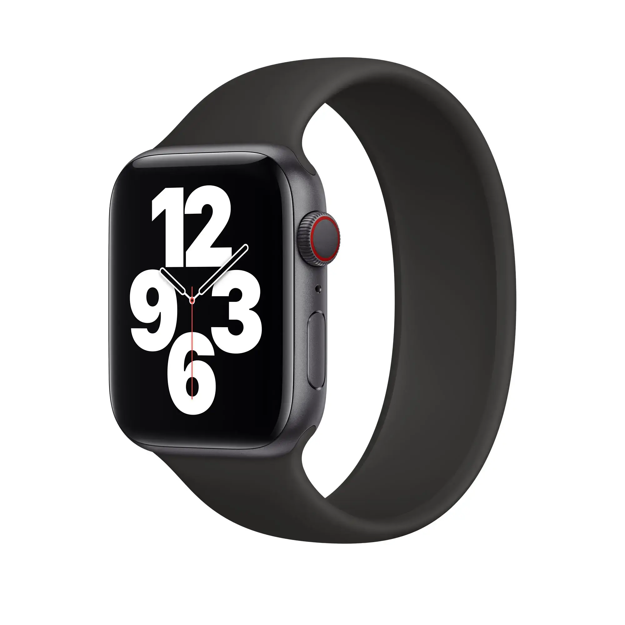 Ремінець Apple Black Solo Loop - Size 4 для Apple Watch 38/40/41/42mm (MYNF2)