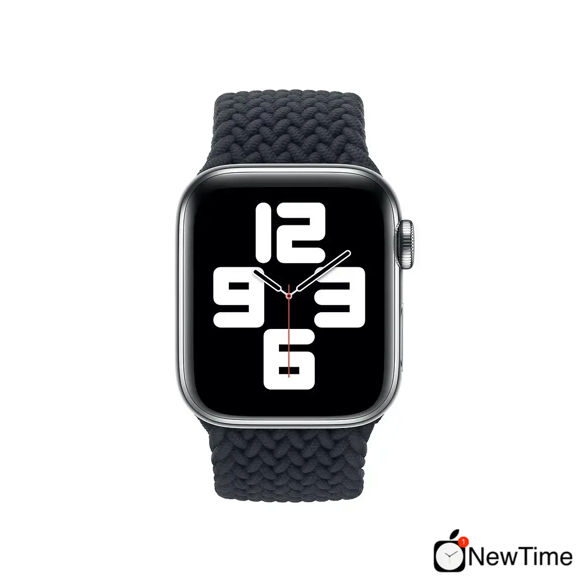 Ремінець Apple Charcoal Braided Solo Loop - Size 8 для Apple Watch 38/40/41/42mm (MY7D2)