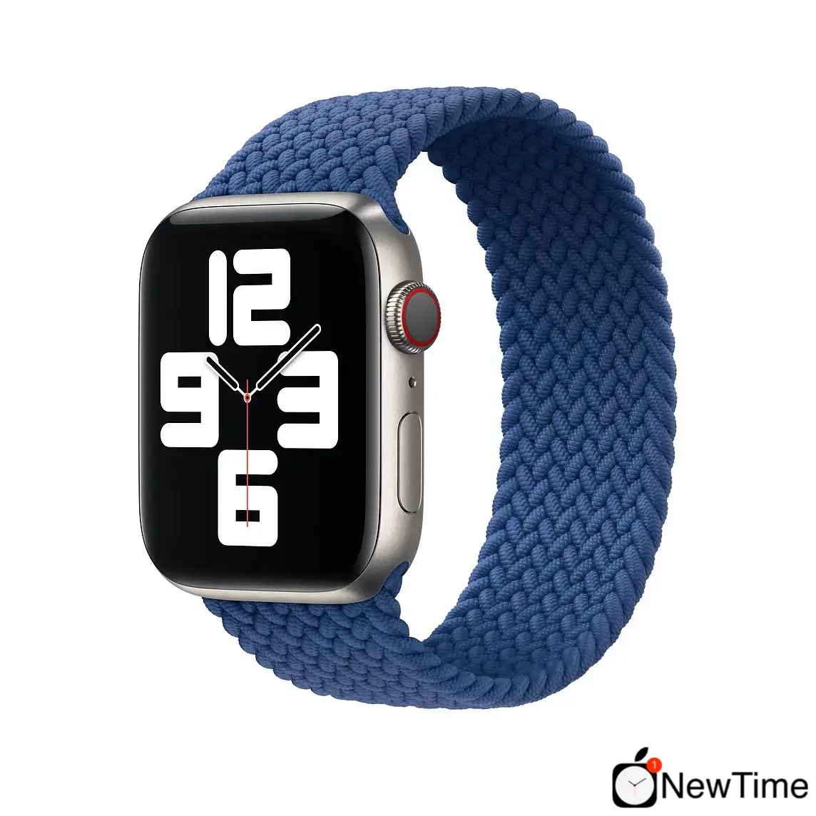 Ремінець Apple Atlantic Blue Braided Solo Loop Watch - Size 11 для Apple Watch 44/45/46/49mm (MY8J2)