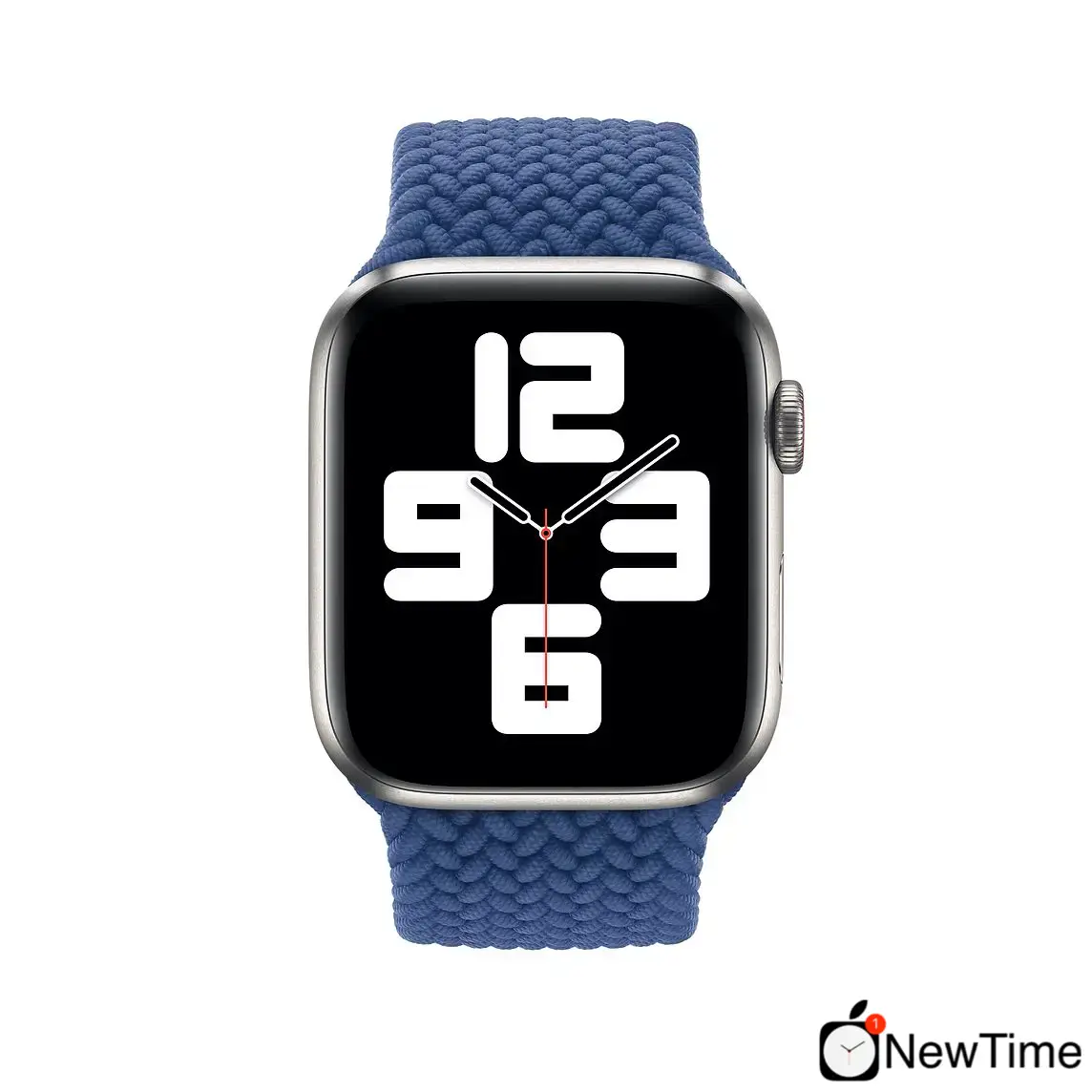 Ремінець Apple Atlantic Blue Braided Solo Loop Watch - Size 11 для Apple Watch 44/45/46/49mm (MY8J2)