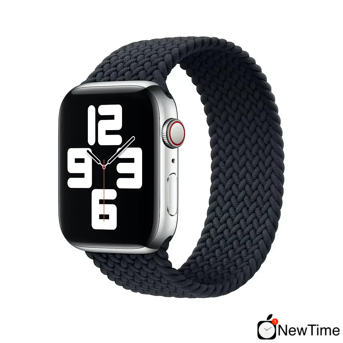Ремешок Apple Charcoal Braided Solo Loop - Size L для Apple Watch 44/45/46/49mm Lux Copy