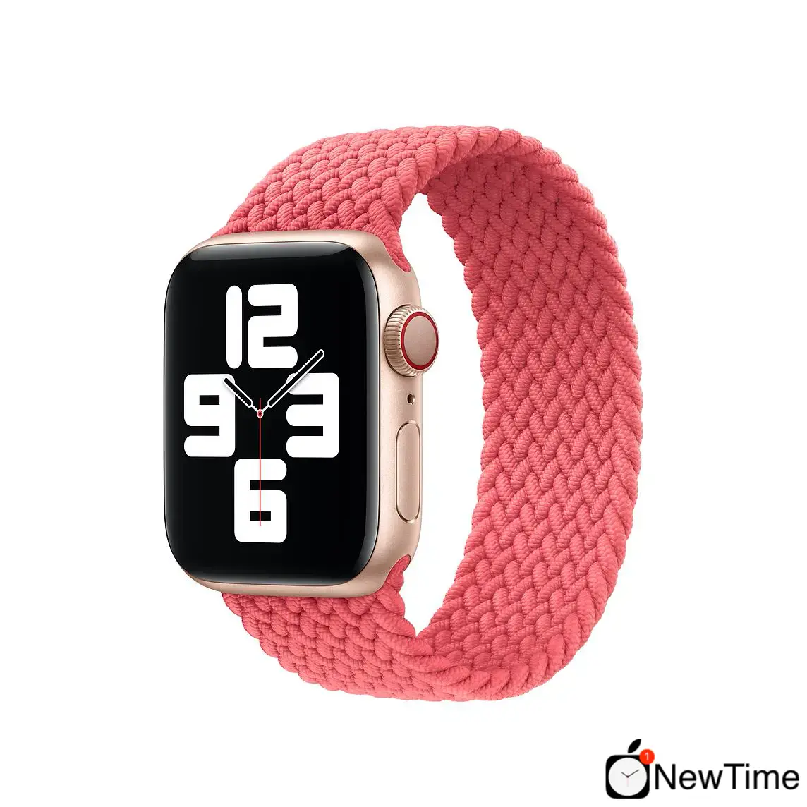 Ремінець Apple Pink Punch Braided Solo Loop - Size 6 для Apple Watch 38/40/41/42mm (MY6F2)