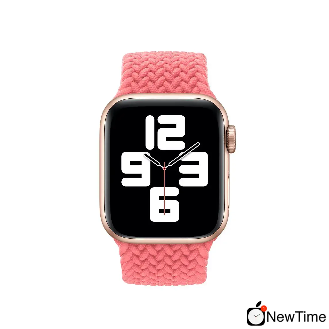 Ремінець Apple Pink Punch Braided Solo Loop - Size 6 для Apple Watch 38/40/41/42mm (MY6F2)