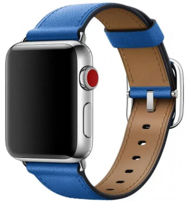 Ремінець Apple Electric Blue Classic Buckle (MRP52) для Apple Watch 44/45/46/49mm