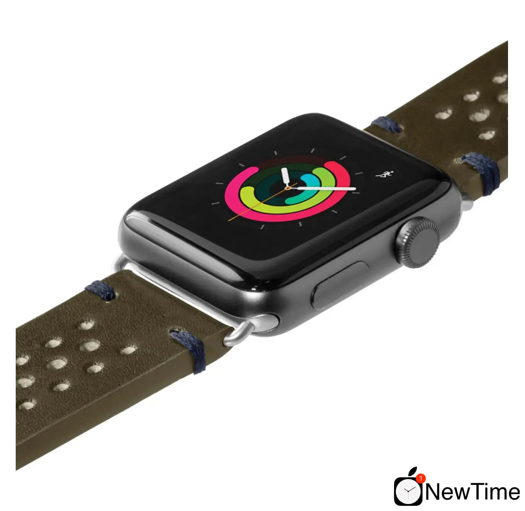 Ремінець LAUT HERITAGE для Apple Watch 42/44мм Olive (LAUT_AWL_HE_GN)