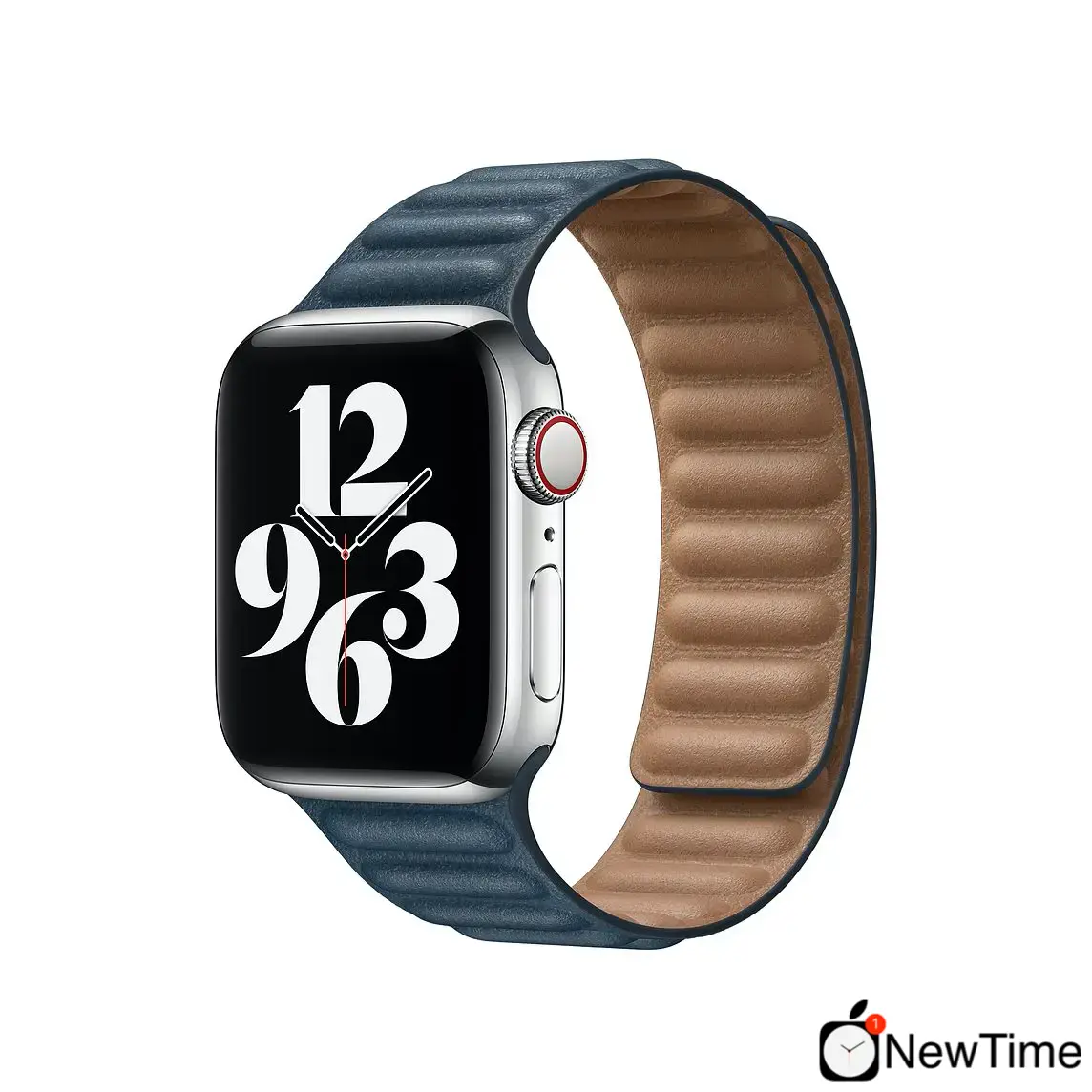 Ремінець Apple Baltic Blue Leather Link M / L (MY992) для Apple Watch 38/40/41/42mm