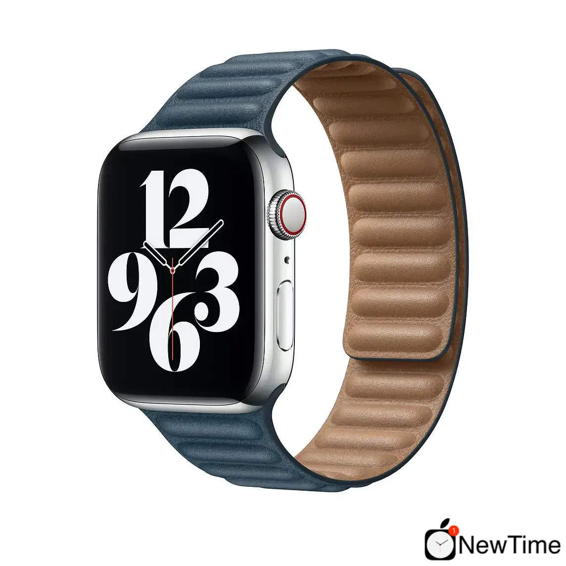 Ремешок Apple Baltic Blue Leather Link M/L (MY9L2) для Watch 42mm/44mm