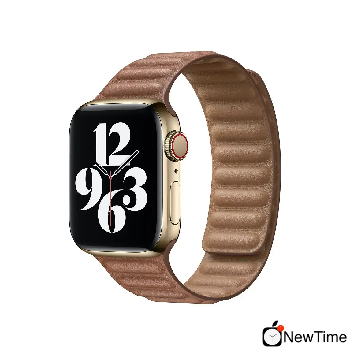 Ремінець Apple Saddle Brown Leather Link S / M (MY962) для Apple Watch 38/40/41/42mm