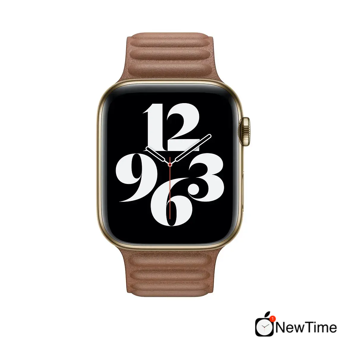 Ремінець Apple Saddle Brown Leather Link S / M (MY9H2) для Apple Watch 44/45/46/49mm