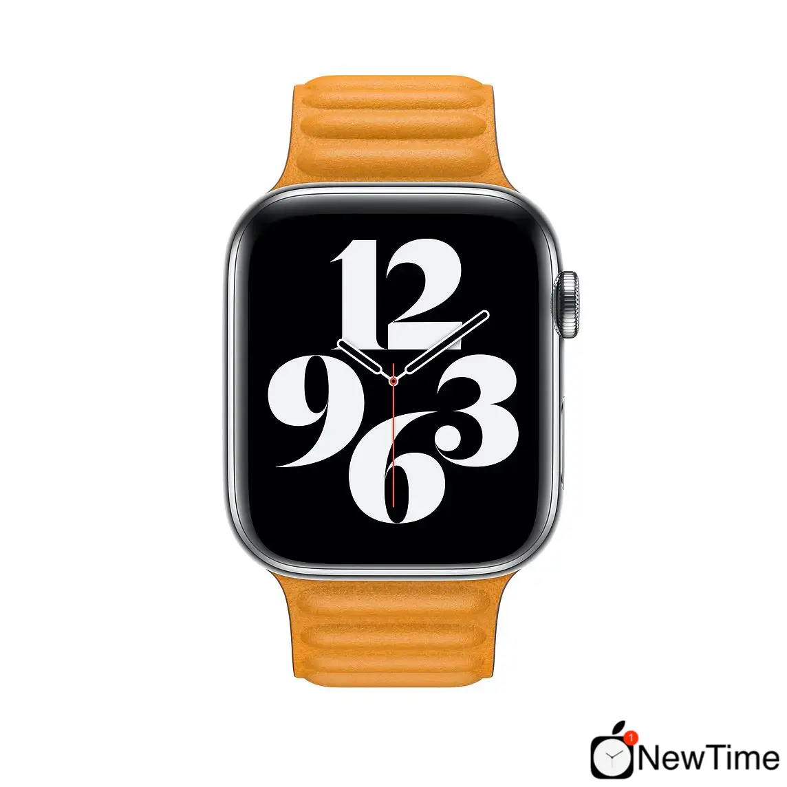 Ремінець Apple California Poppy Leather Link S / M (MY9P2) для Apple Watch 44/45/46/49mm