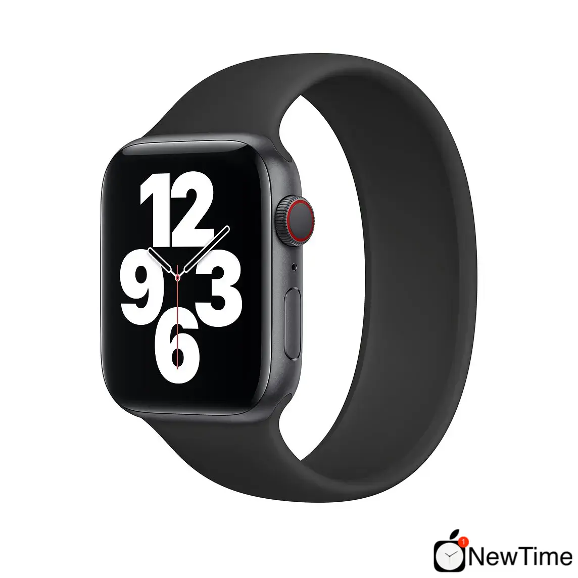 Ремінець Apple Black Solo Loop - Size 10 для Apple Watch 44/45/46/49mm (MYT62)