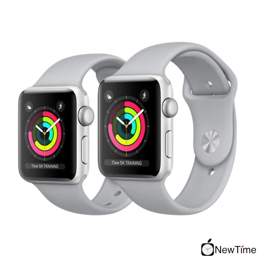 Apple Watch Series 3 (GPS) 42mm Silver Aluminum Case with Fog Sport Band (MQL02)