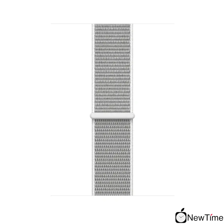 Apple Watch Series 3 (GPS + Cellular) 38mm Silver Aluminum Case with Seashell Sport Loop (MQJR2)