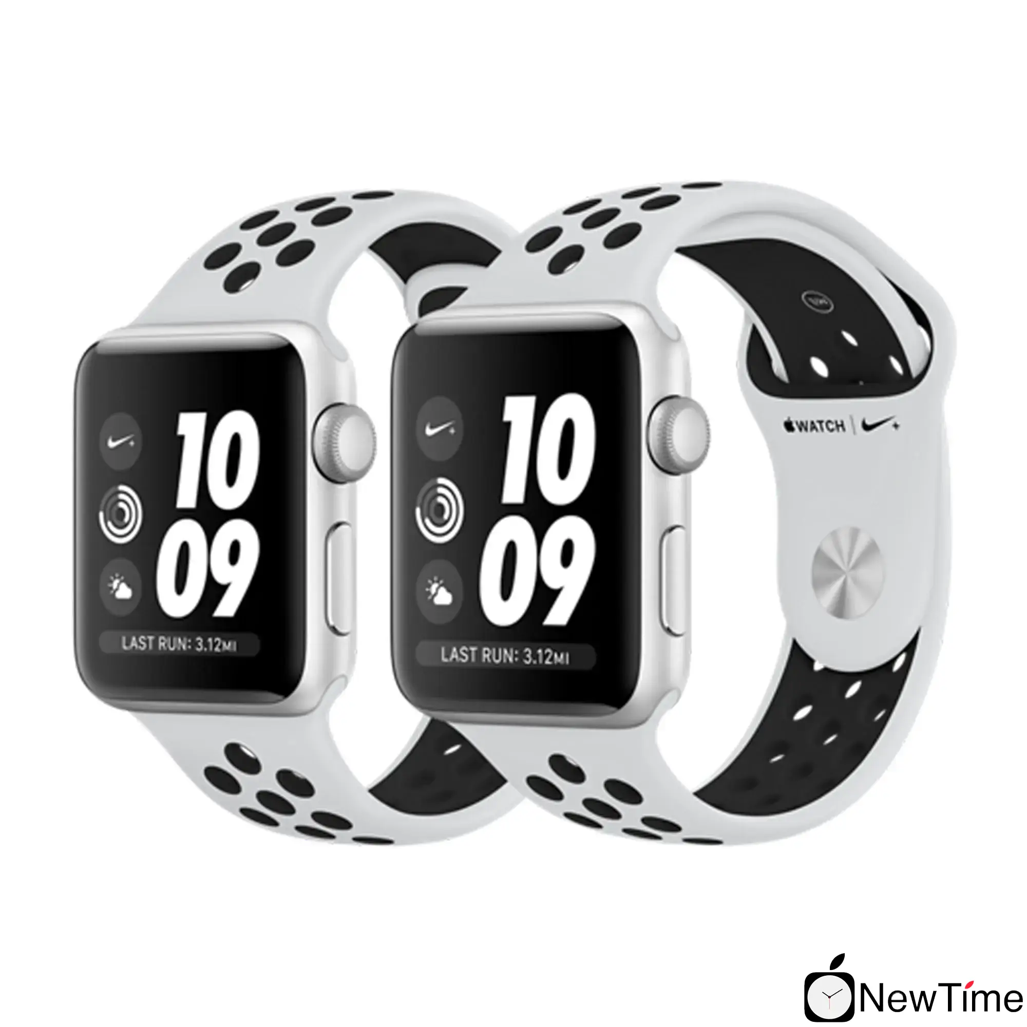 Apple Watch Series 3 Nike + (GPS) 42mm Silver Aluminum Case with Pure Platinum / Black Nike Sport Band (MQL32)