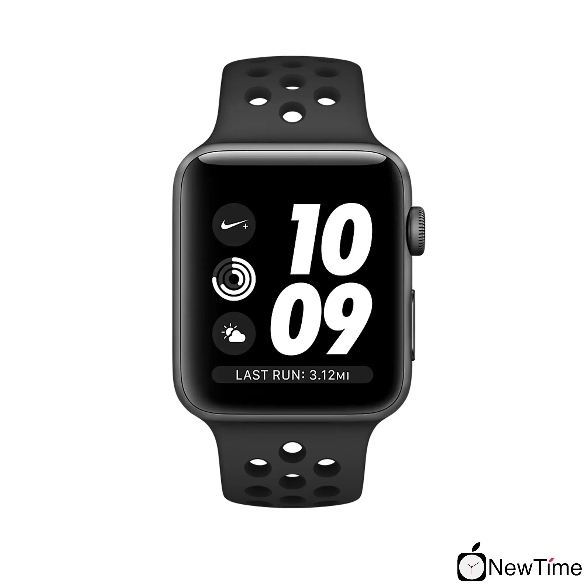 Apple Watch Series 3 Nike+ (GPS) 38mm Space Gray Aluminum Case with Anthracite/Black Nike Sport Band (MQKY2)
