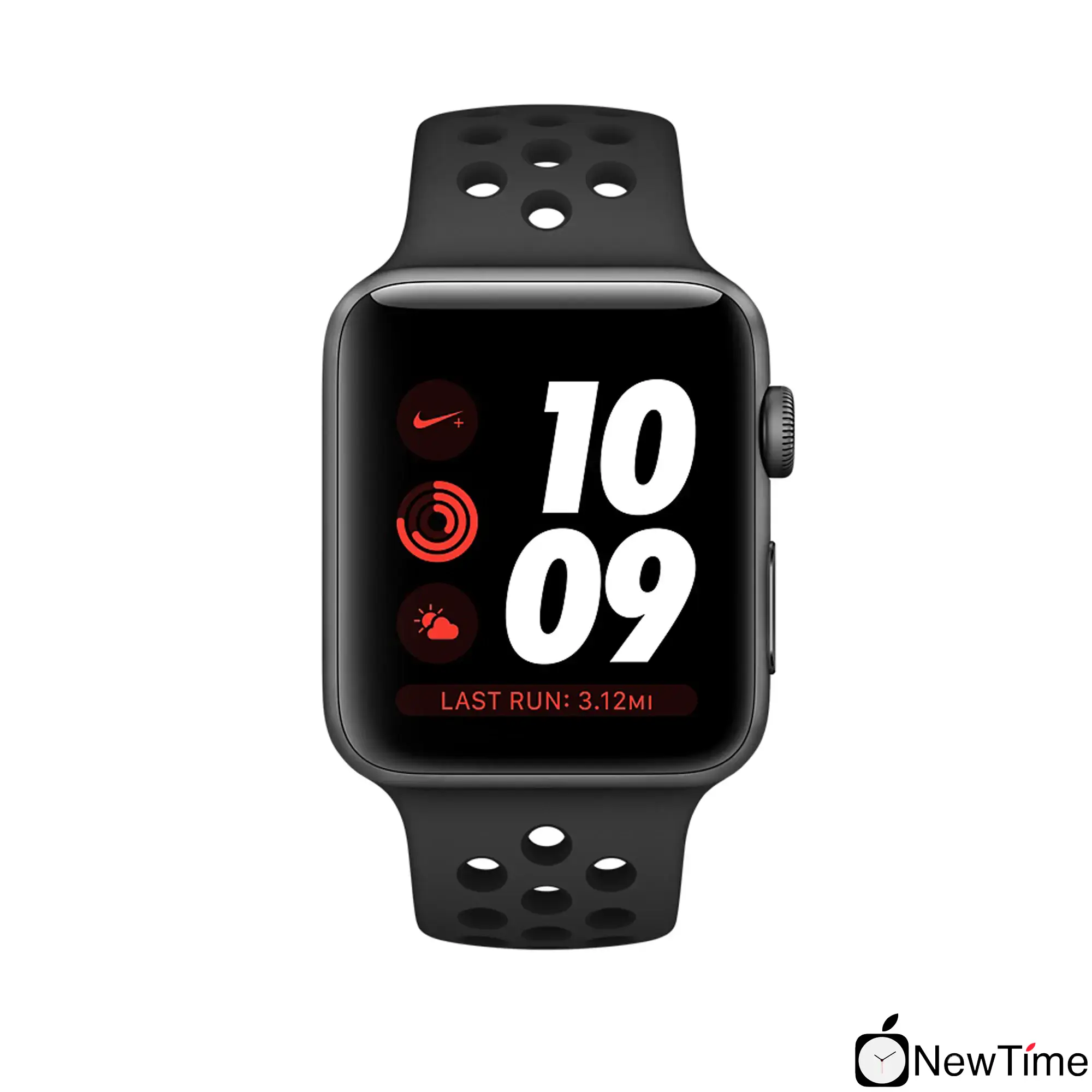 Apple Watch Series 3 Nike + (GPS + Cellular) 38mm Space Gray Aluminum Case with Anthracite / Black Nike Sport Band (MQL62, MQM82)